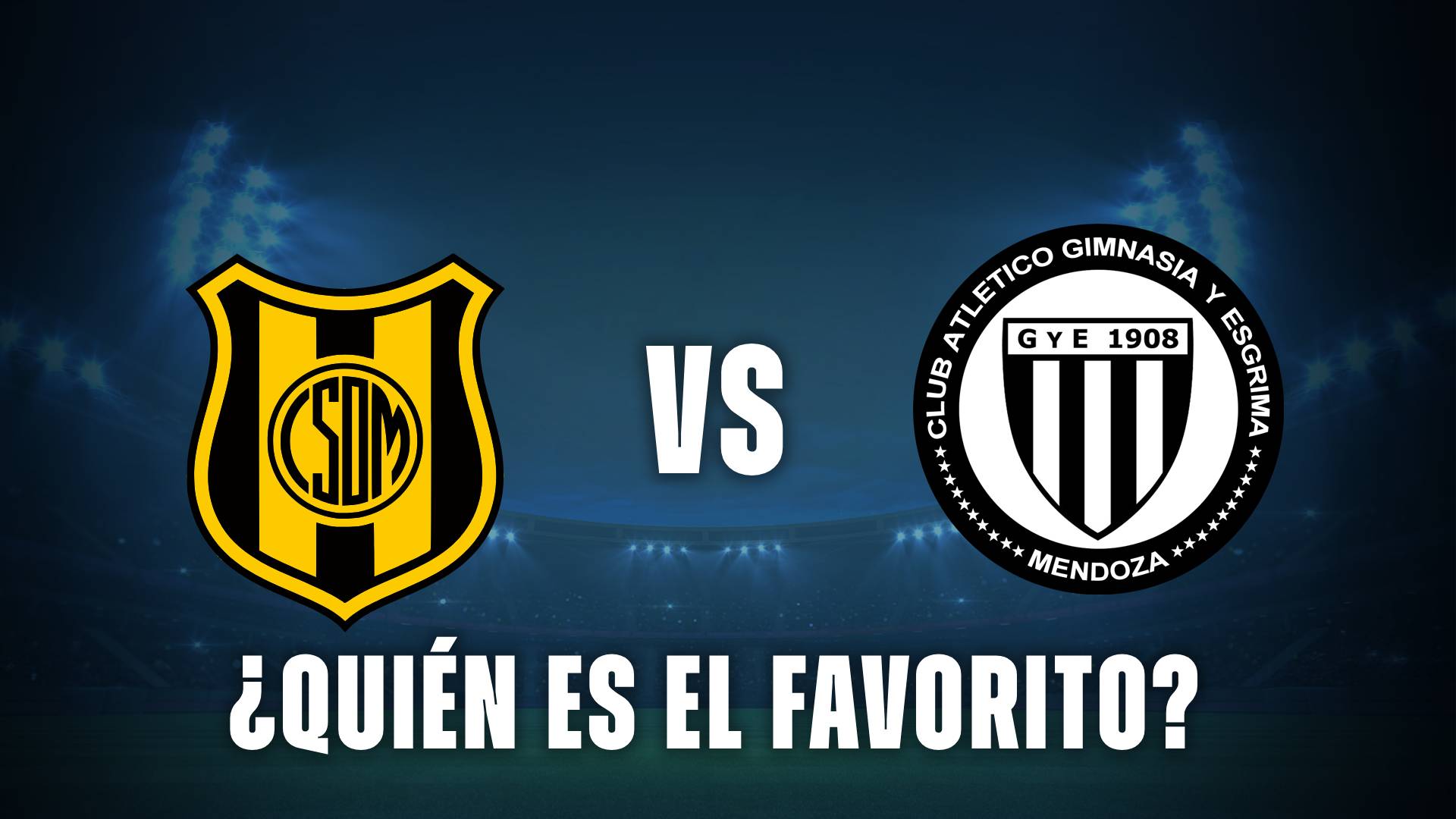 Deportivo Madryn vs Gimnasia de Mendoza favorito