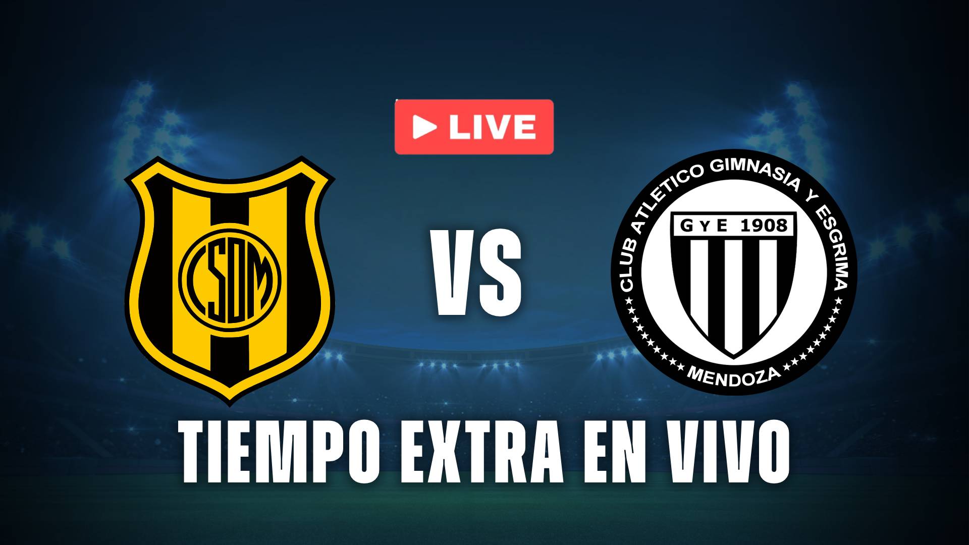 Deportivo Madryn vs Gimnasia de Mendoza tiempo extra