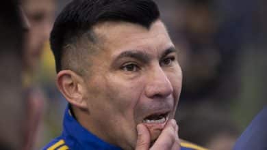 Gary Medel: expulsado en el Clásico Universitario vs U de Chile. (Getty Images)