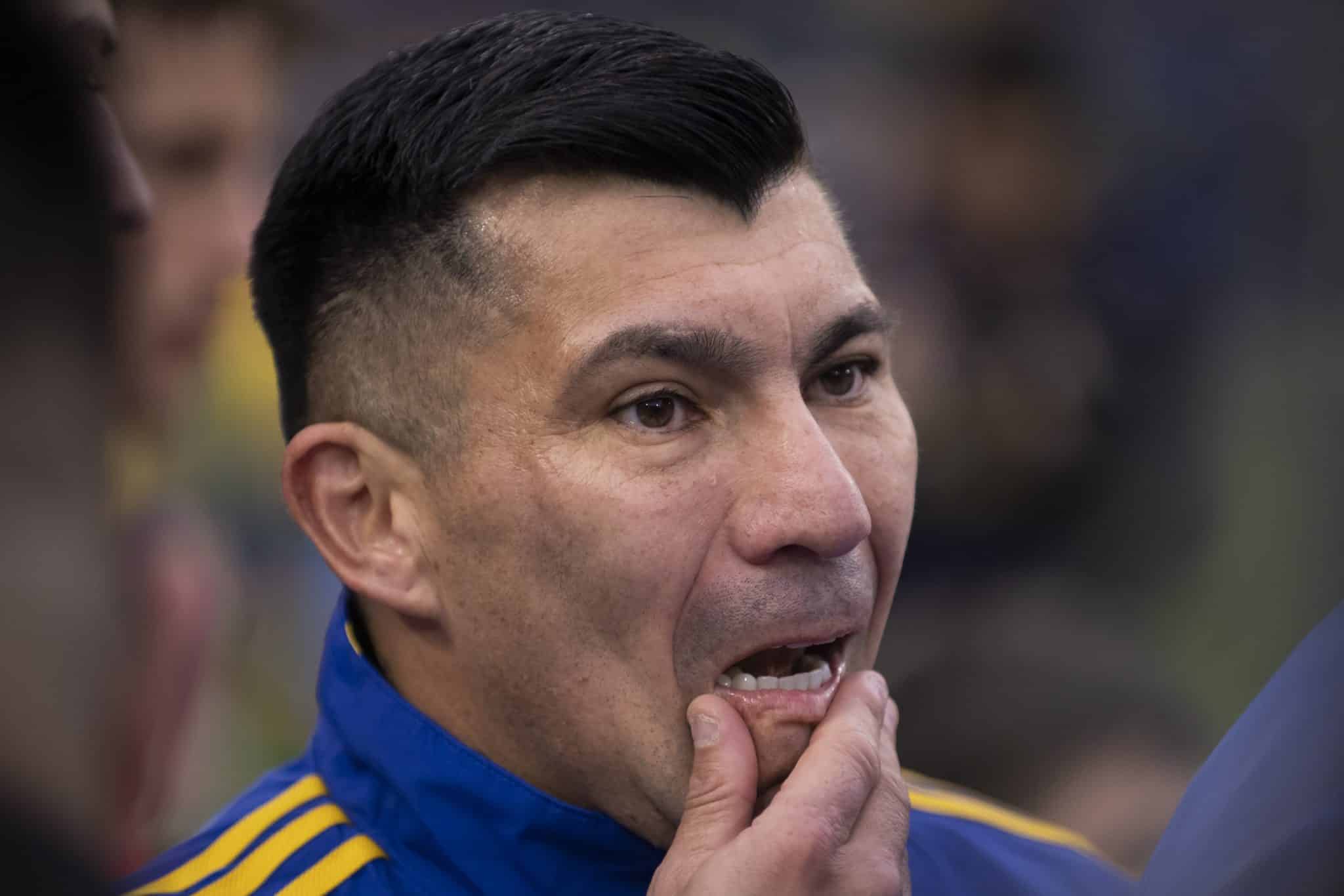 Gary Medel: expulsado en el Clásico Universitario vs U de Chile. (Getty Images)