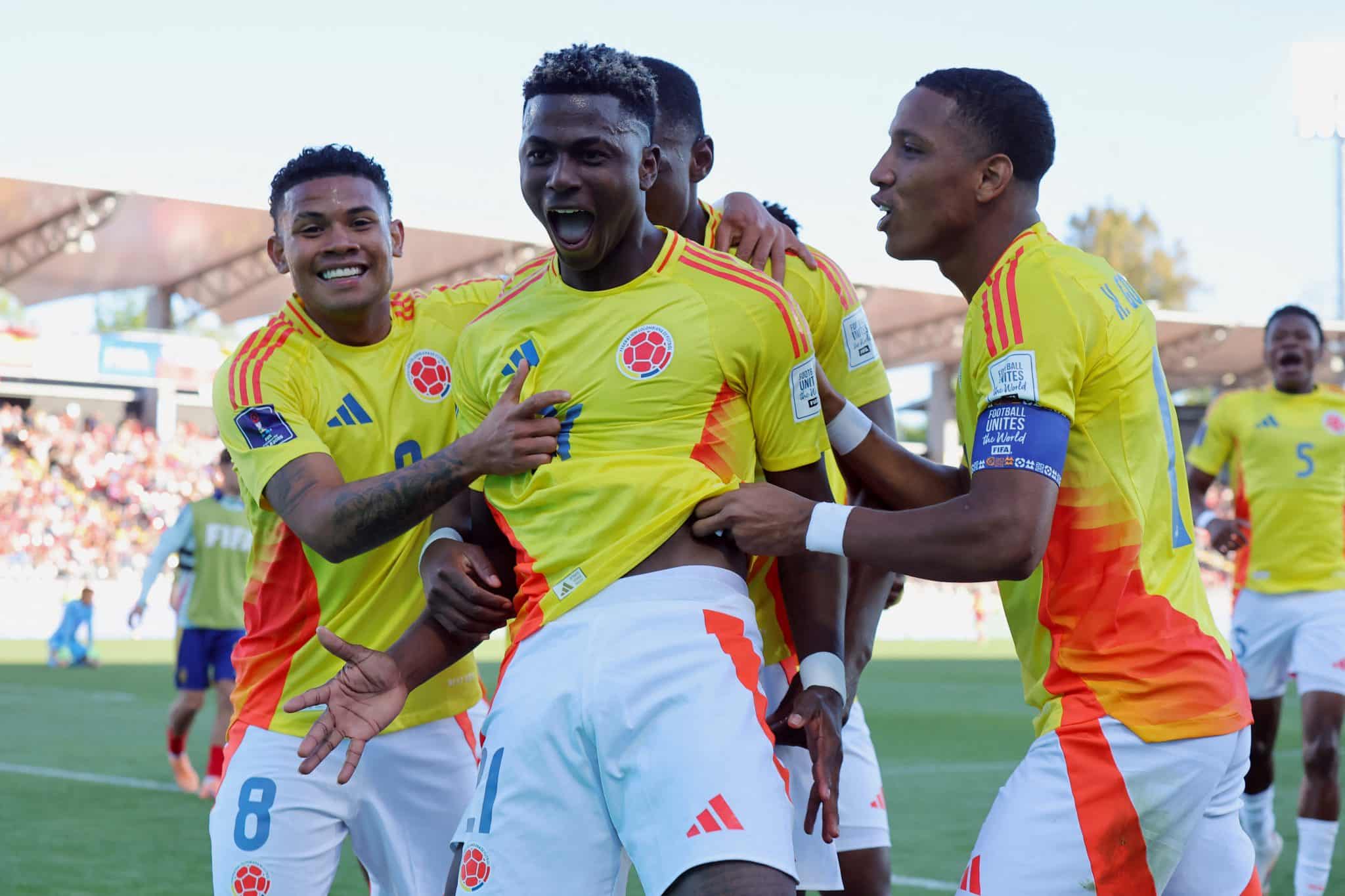 Neiser Villarreal: con cuantos goles terminó el Mundial Sub 20. (Getty Images)