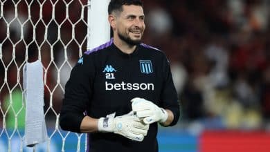 Gabriel Arias en Racing hoy