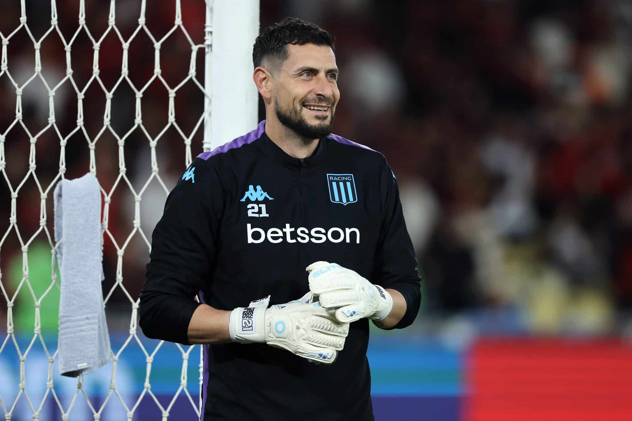 Gabriel Arias en Racing hoy