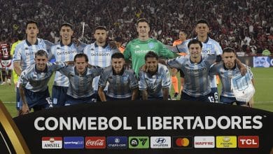 Racing hoy formación vs Flamengo