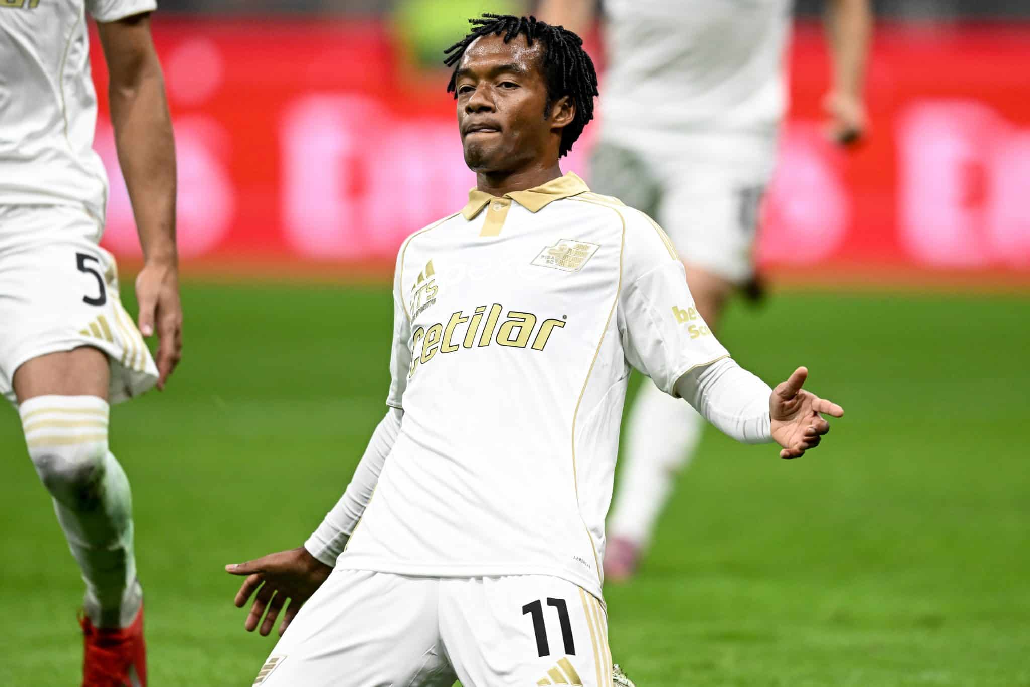 Juan Guillermo Cuadrado gol Pisa vs Milan