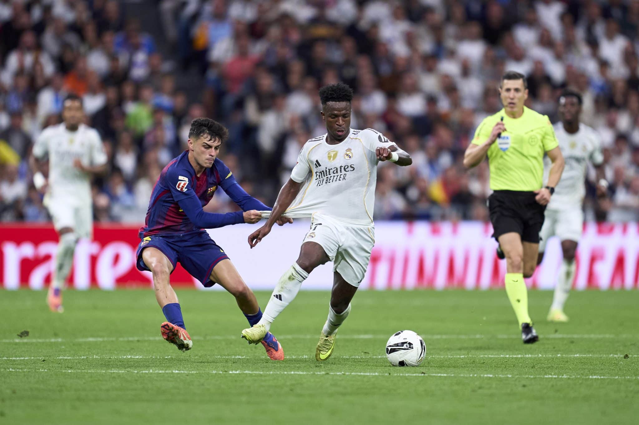 Estadísticas de Vinicius durante el Clásico entre Real Madrid vs Barcelona. (Getty Images)