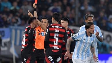 Gonzalo Plata expulsado Racing vs Flamengo
