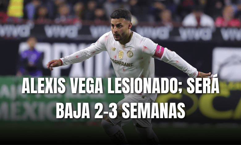 PORTADA_Alexis Vega lesionado, baja 2-3 semanas