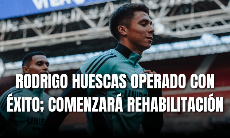 PORTADA_Rodrigo Huescas ha sido operado con éxito
