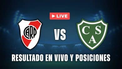 River vs Sarmiento posiciones
