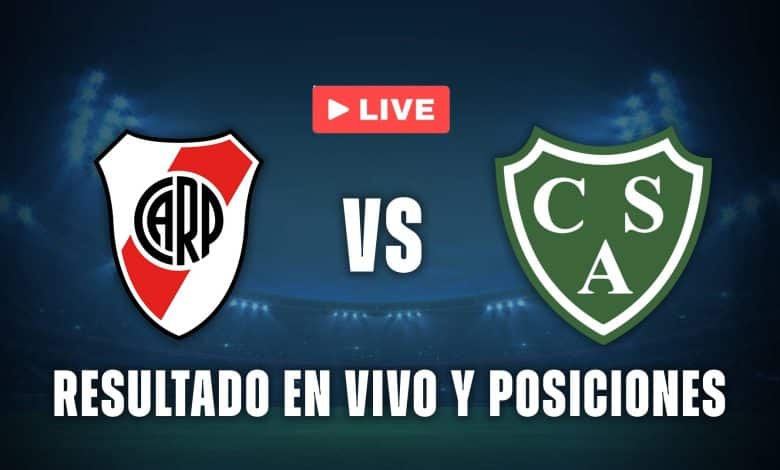 River vs Sarmiento posiciones