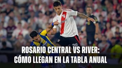 Rosario Central vs River Plate tabla anual