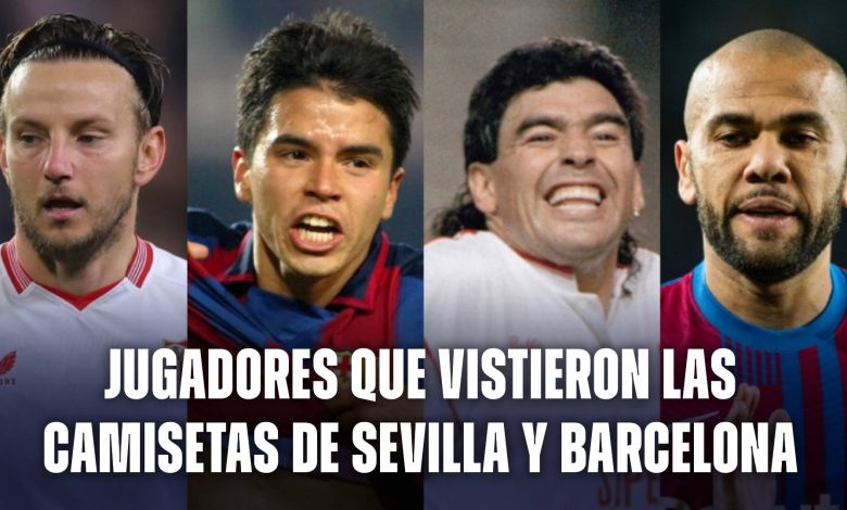 Sevilla vs Barcelona 2 camisetas