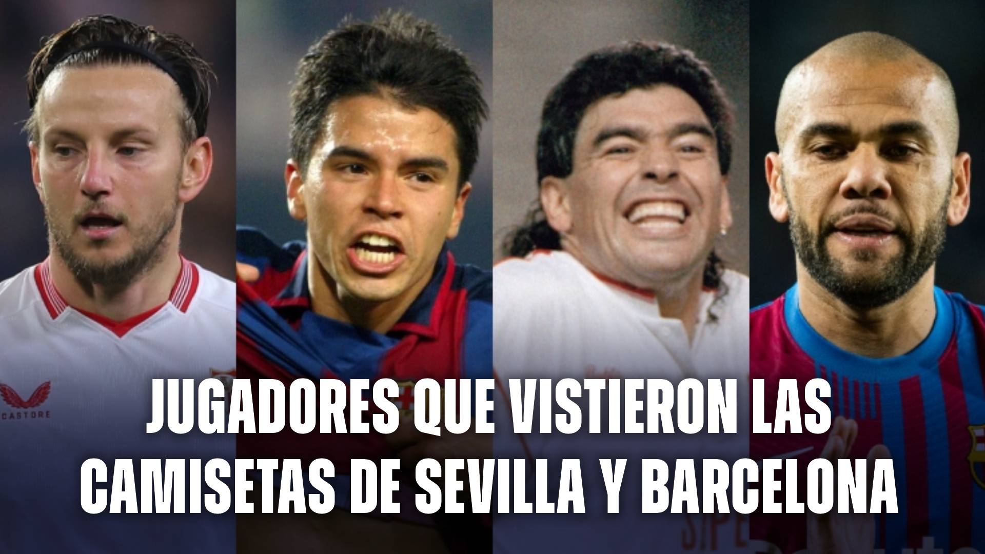 Sevilla vs Barcelona 2 camisetas