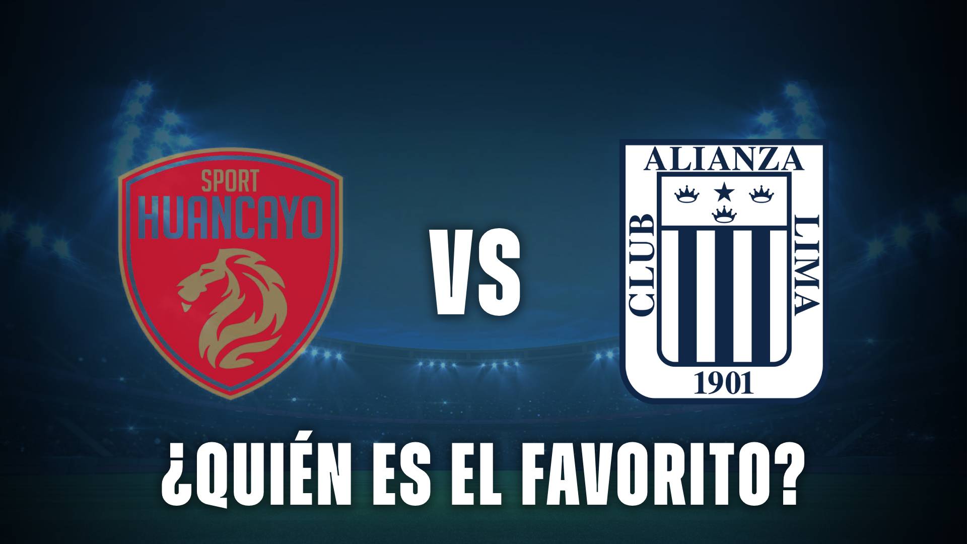 Sport Huancayo vs Alianza Lima favorito