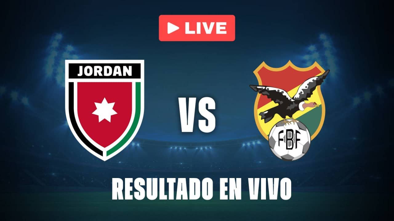 Bolivia vs Jordania en vivo