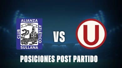 Alianza Atlético vs Universitario: posiciones post partido en la Liga 1