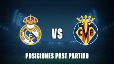 Real Madrid vs Villarreal: posiciones post partido en La Liga