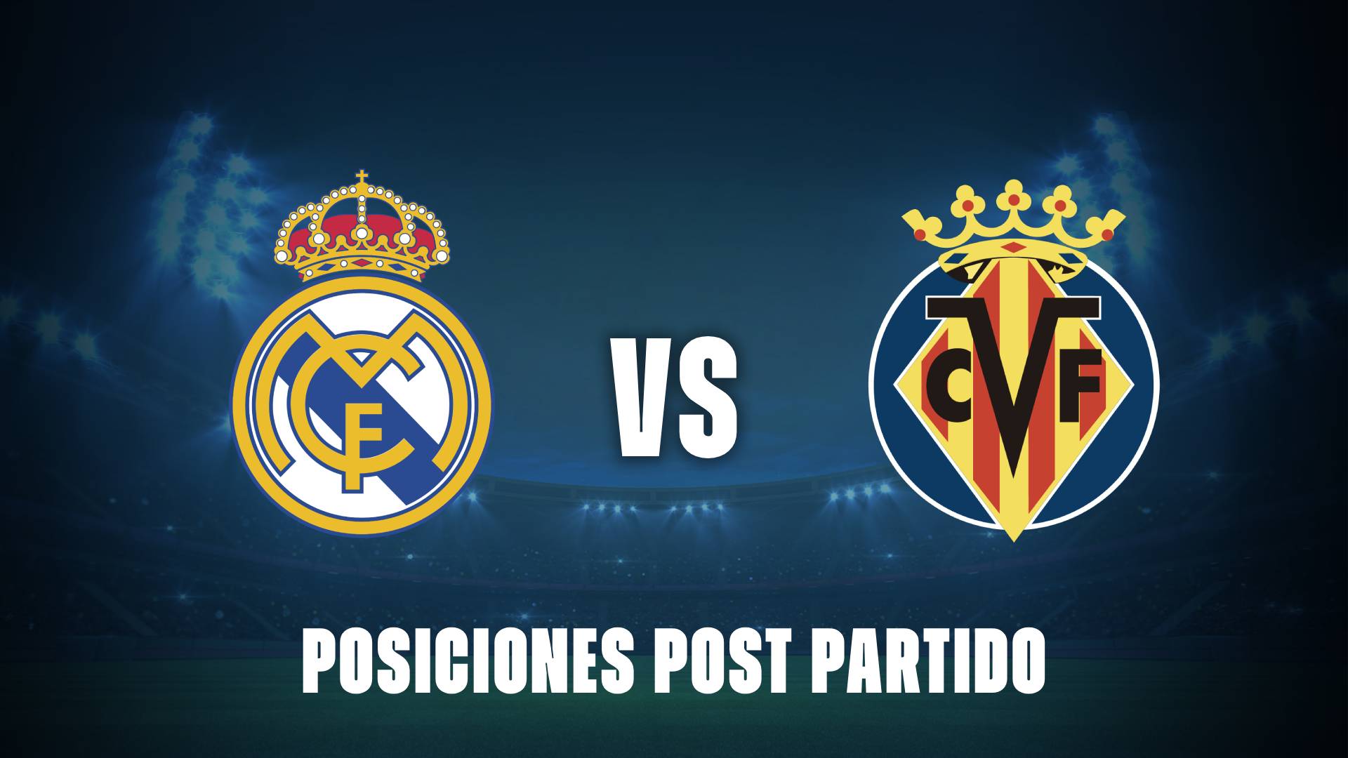 Real Madrid vs Villarreal: posiciones post partido en La Liga