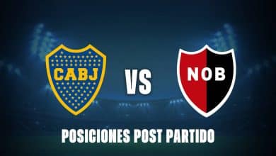 Boca vs Newells: posiciones post partido en la Liga Profesional.