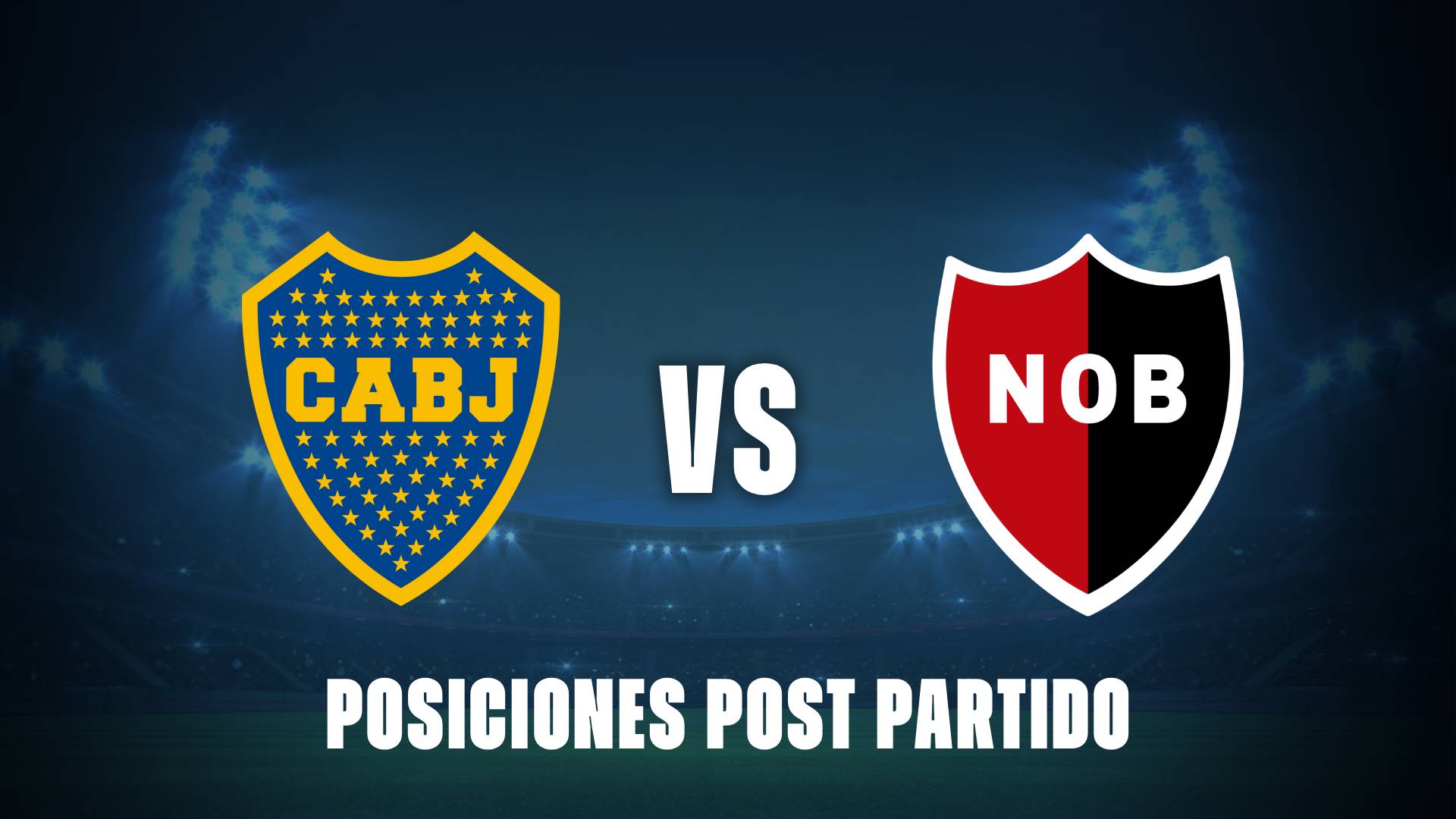Boca vs Newells: posiciones post partido en la Liga Profesional.