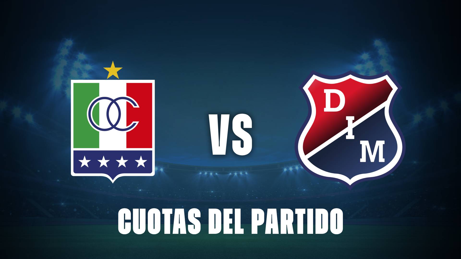 Once Caldas vs Medellín: Cuotas y favorito para el partido