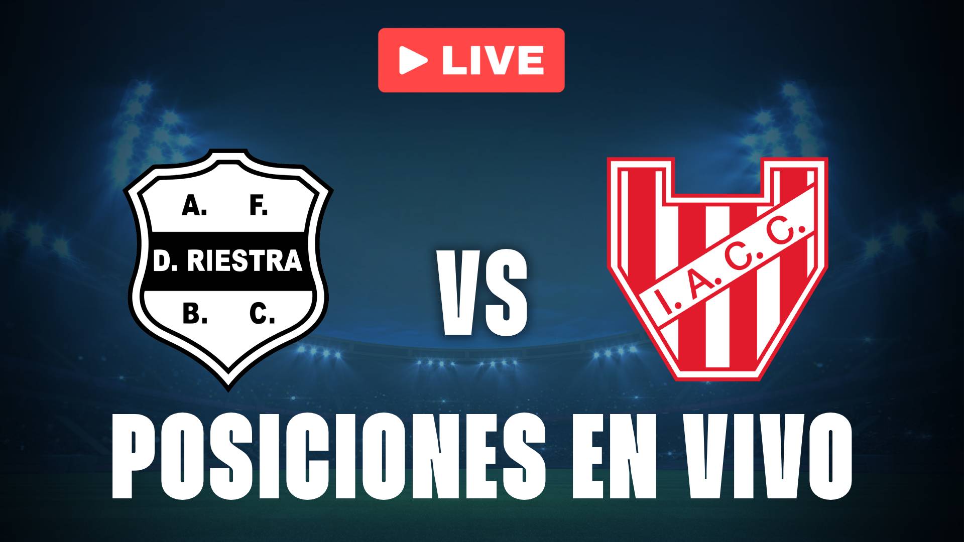 Riestra vs Instituto: posiciones EN VIVO por la Liga Profesional