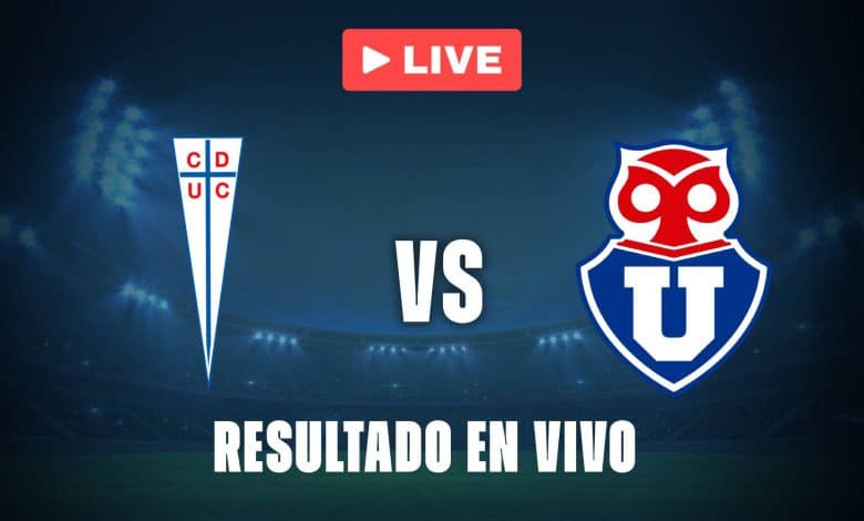 Universidad Católica vs U de Chile: resultado EN VIVO y estadísticas