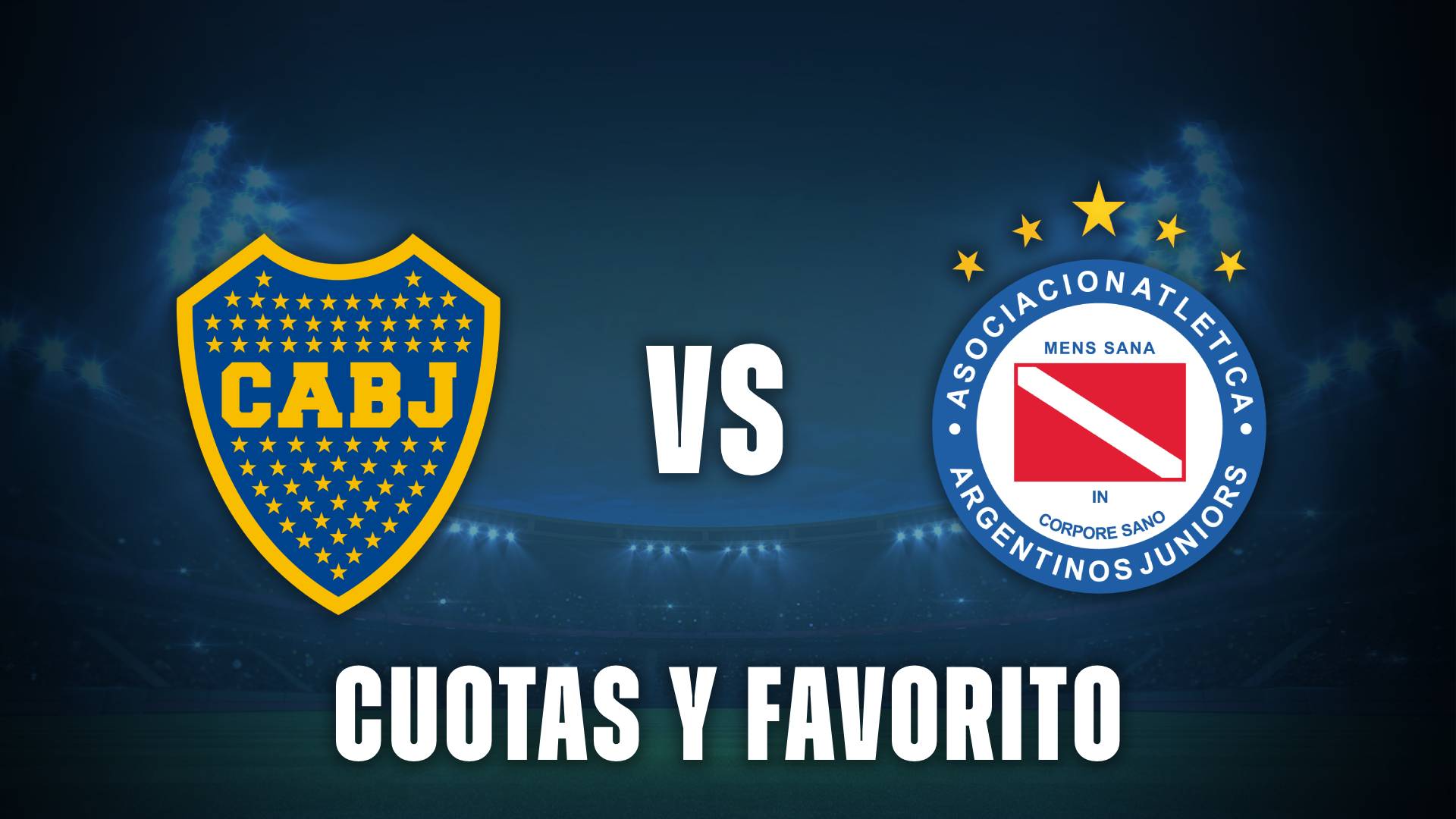 Boca vs Argentinos cuota y favorito