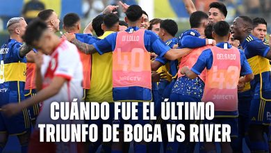 Boca vs River ultimo triunfo