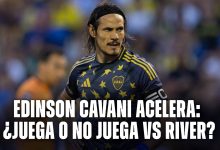 Edinson Cavani vs River