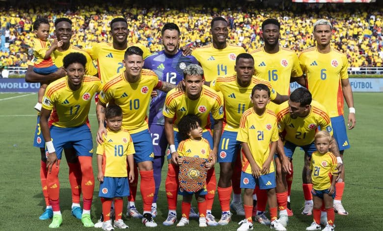 Selección Colombia hoy nómina titular