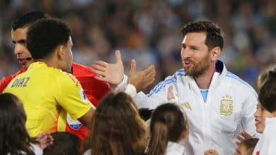lionel messi con luis diaz