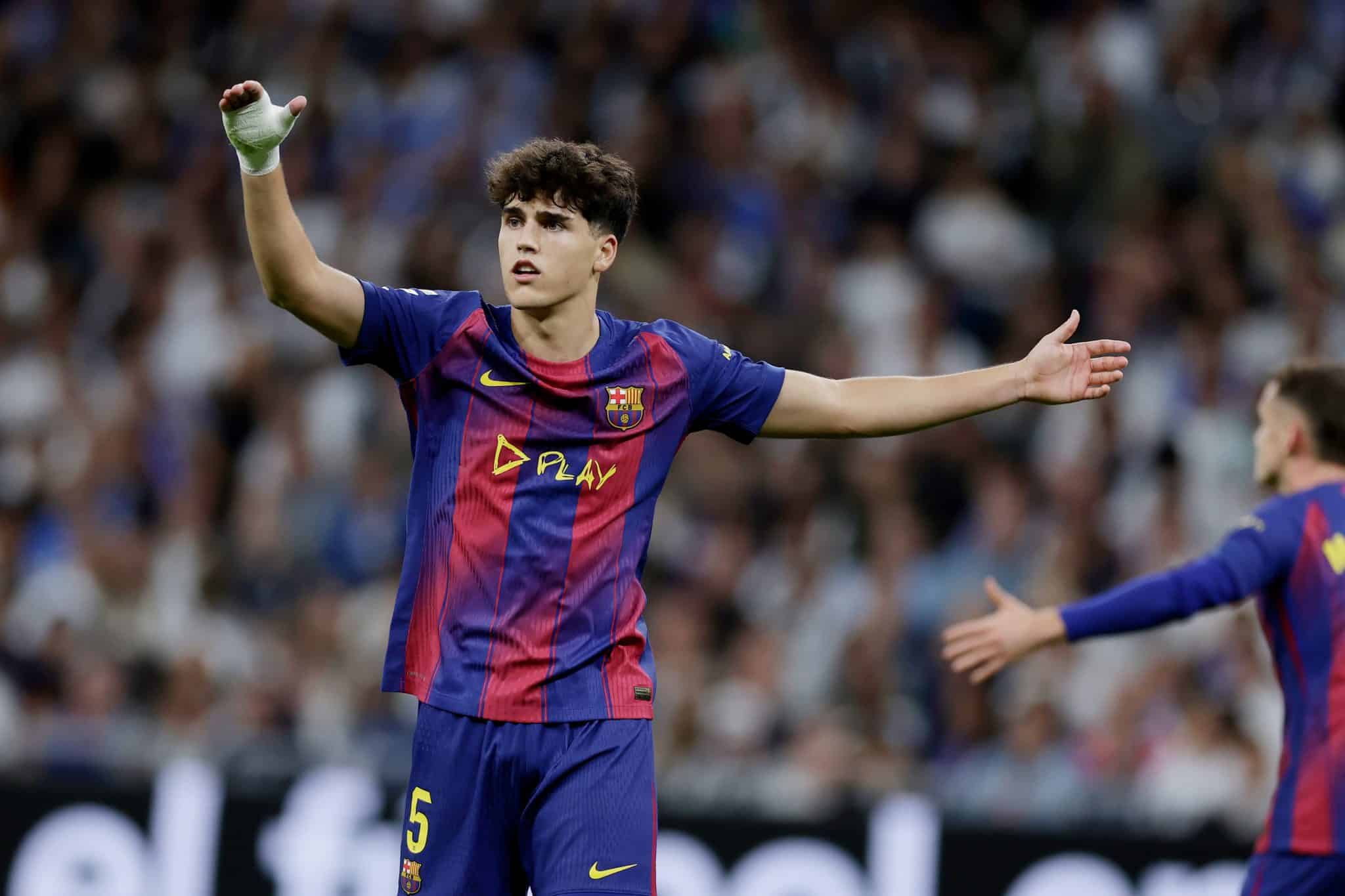 Pau Cubarsí: ¿Por que no juega en el Barcelona vs Elche? (Getty Images)