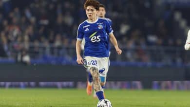 Valentín Barco: así fue la roja ante Lens en la Ligue 1 (Getty Images)