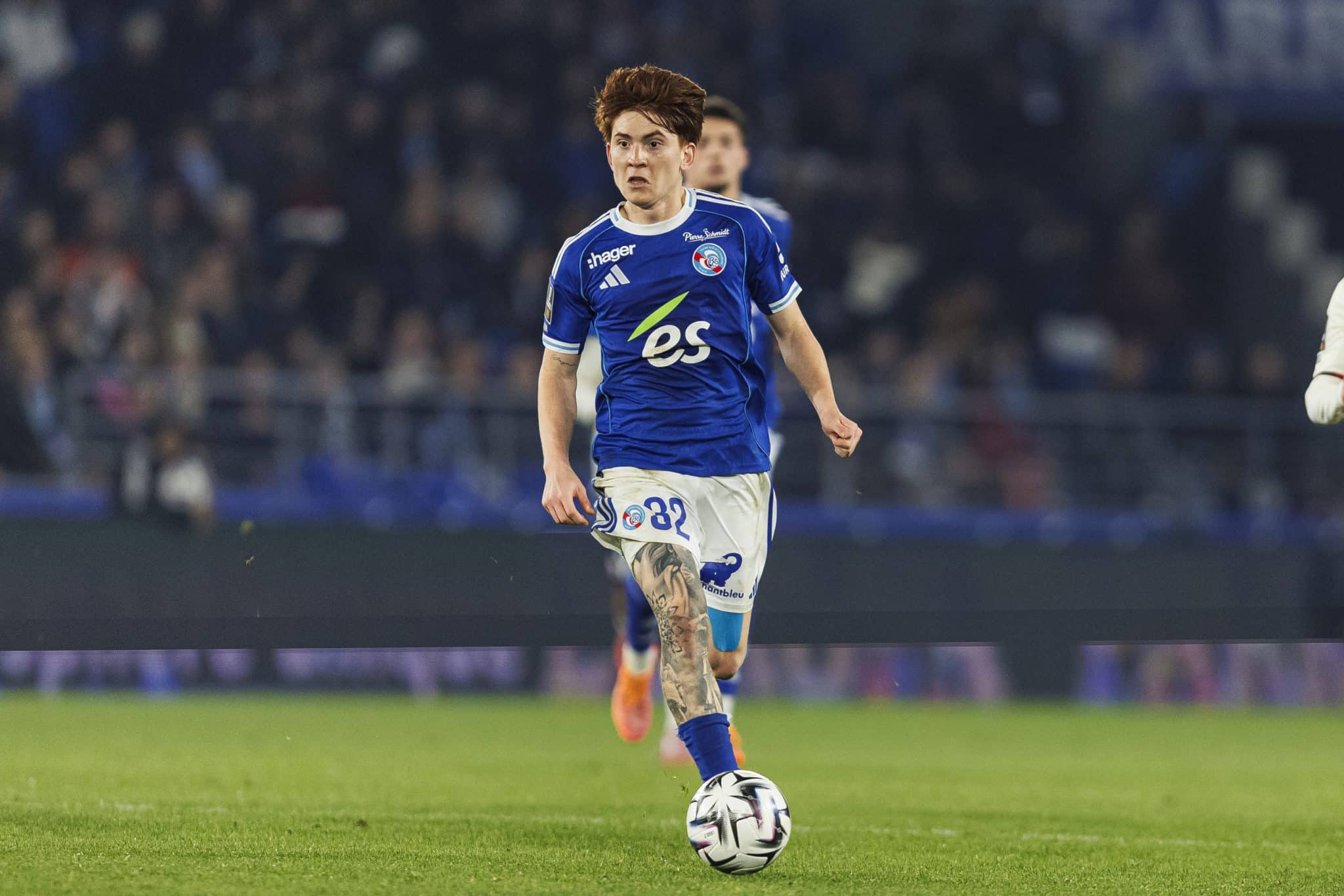 Valentín Barco: así fue la roja ante Lens en la Ligue 1 (Getty Images)