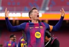 VIDEO: Robert Lewandowski hoy: Así fue el primer gol en el nuevo Camp Nou (Getty Images)