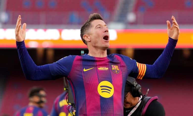 Robert Lewandowski, suplente en Barcelona vs Osasuna: ¿Qué pasó? (Getty Images)