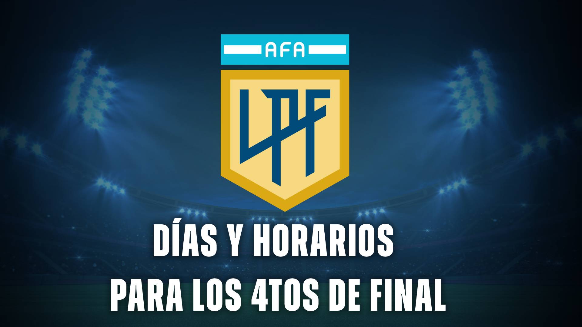 Liga Profesional dias y horarios