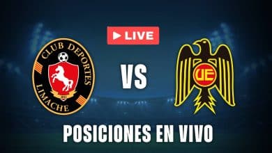 Limache vs Unión Española posiciones en vivo