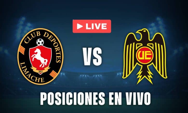 Limache vs Unión Española posiciones en vivo
