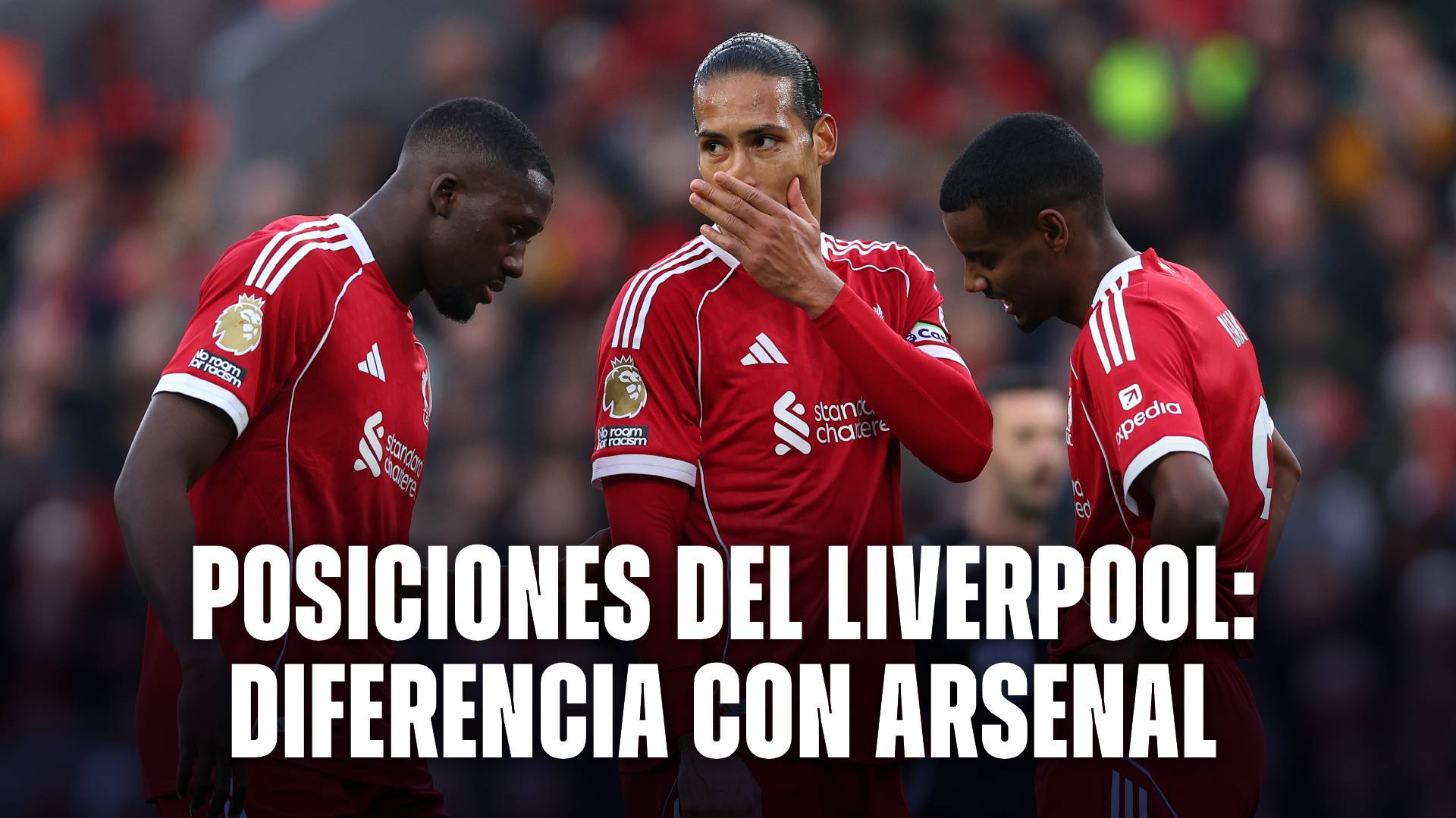 Liverpool posiciones premier league