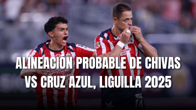 PORTADA_Alineación probable Chivas para enfrentar a Cruz Azul, CF ida, AP 2025