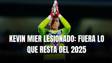 PORTADA_Kevin Mier lesionado, fuera lo que resta del 2025