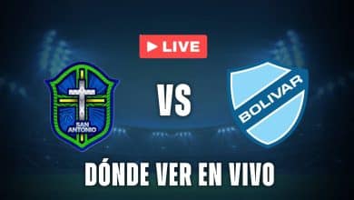 San Antonio vs Bolívar donde ver