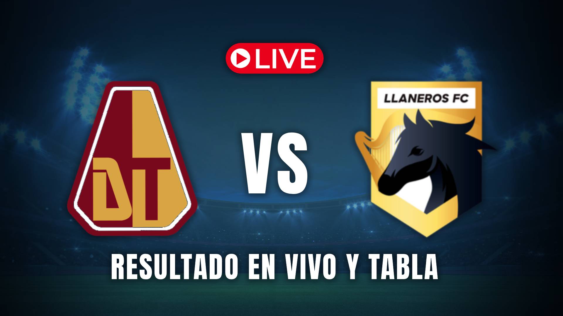 Tolima vs Llaneros