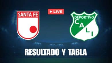 Santa Fe vs Cali: resultado EN VIVO y estadísticas de la Liga Betplay