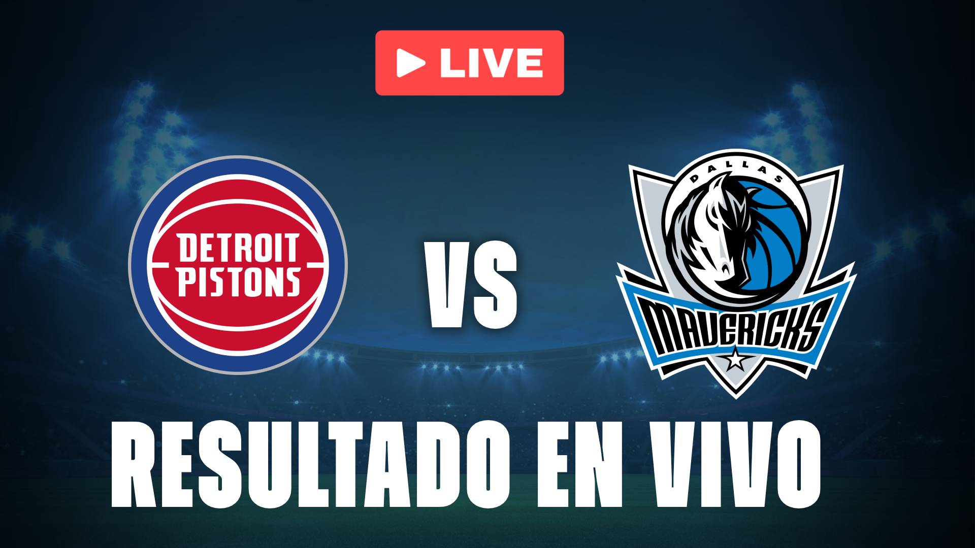 Pistons vs Mavericks: resultado EN VIVO y estadísticas de la NBA en México