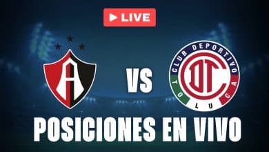 Atlas vs Toluca: posiciones EN VIVO y estadísticas de la Liga MX