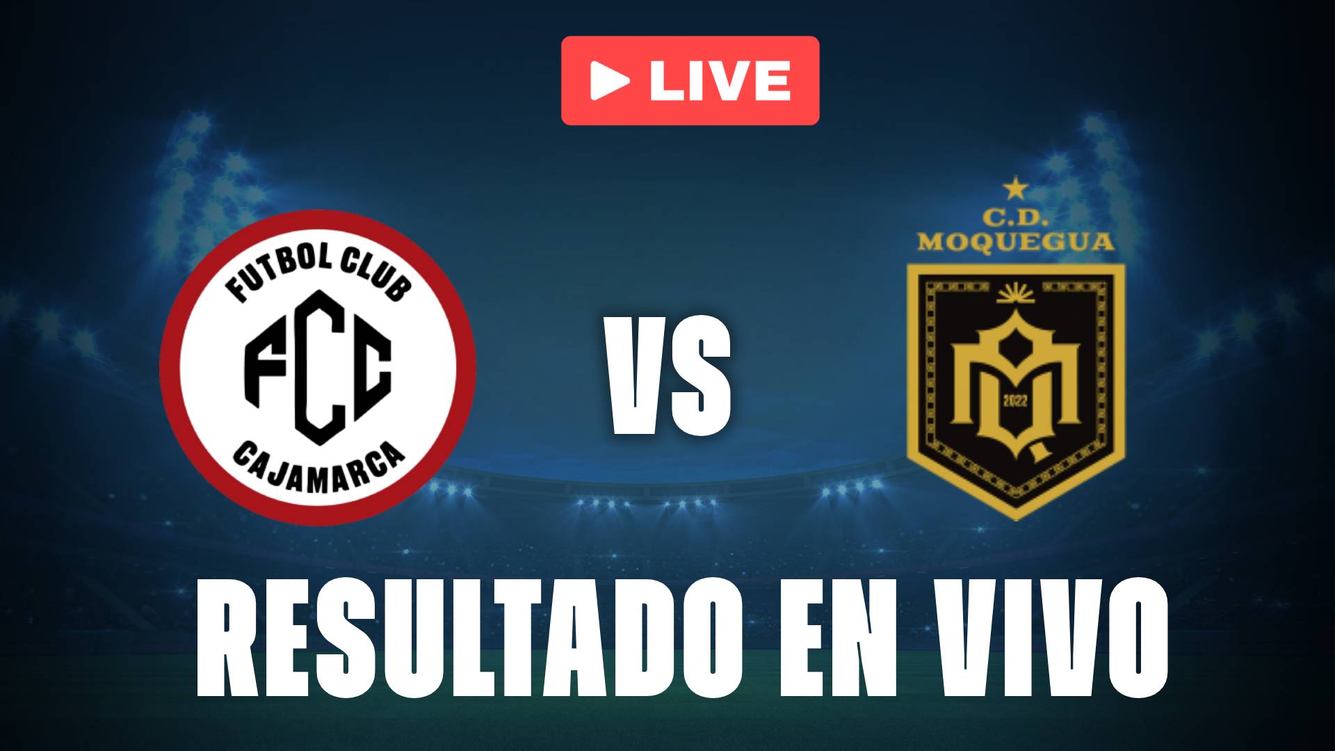 Cajamarca vs Deportivo Moquegua: resultado EN VIVO y estadísticas de la Liga 2